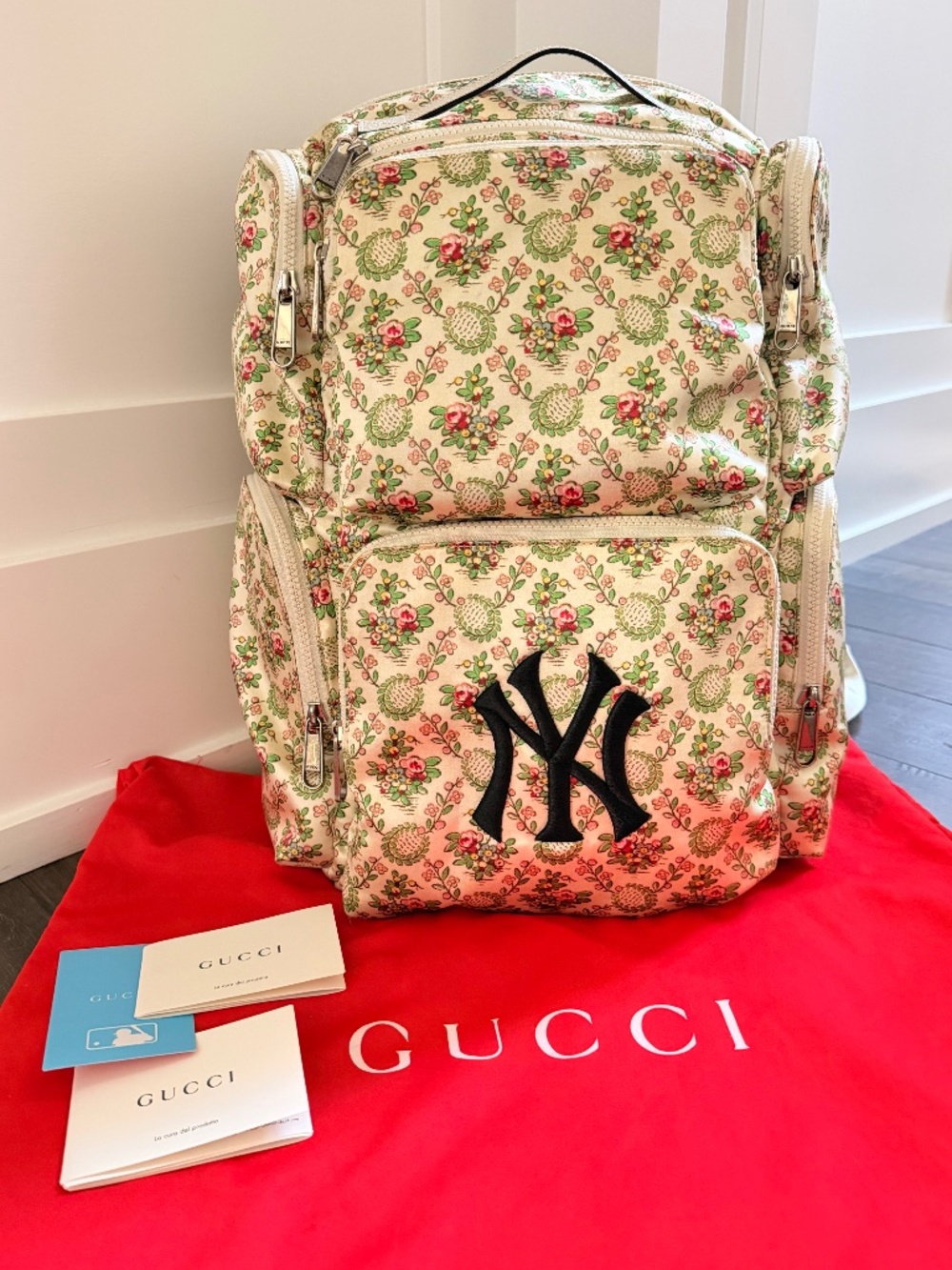 GUCCI x MLB New York Yankees Backpack NWT $2,500!!